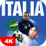 italy football team wallpaper android application logo